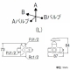 三栄水栓製作所 分岐止水栓本体[共用形] ストレート型 分岐口左側 呼び:13 V2220LAD-X3-13 画像2