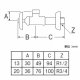 三栄水栓製作所 止水栓本体[共用形] ナットなし 呼び:13 V22A-X2-13 画像2