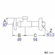 三栄水栓製作所 止水栓本体[共用形] ナットなし 呼び:13 JV22A-X2-13 画像2