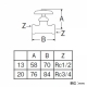 三栄水栓製作所 メネジ化粧バルブ[共用形] 呼び:20 V23A-20 画像2