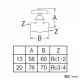 三栄水栓製作所 B型甲止水栓[共用形] 呼び:13 V231AG-13 画像2