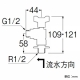 三栄水栓製作所 逆止付アングルボールバルブ ハンドルワンタッチ着脱タイプ 呼び:13 V626BV-13 画像2