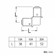 三栄水栓製作所 エルボ カシメタイプ 呼び:13A T630-4-13A 画像2