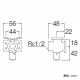 三栄水栓製作所 座付エルボ カシメタイプ 上型・横型両対応 ネジ径Rc1/2×パイプ径13A T6312-4-13X13A 画像3