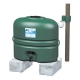 三栄水栓製作所 雨水タンク 省スペース地上設置型 取水器付 有効タンク容量:110L グリーン EC2010AS-G-60-110L 画像1