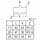 三栄水栓製作所 六角ニップル(クロム) 呼び13(R1/2) 青銅製 T701-13 画像2