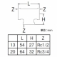 三栄水栓製作所 チーズ(クロム) 呼び13(Rc1/2) 青銅製 T77-13 画像2