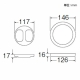 三栄水栓製作所 流し排水栓フタセット キッチン用 SAN-EI製H650A、H651A用 (ゴム)EPDM製 (フタ)ポリプロピレン製 PH63A-9S 画像3