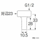 三栄水栓製作所 ペアホース金具セット バスルーム用 T4205-86-10A×20用 T4215-4S-10A 画像2