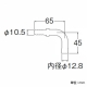三栄水栓製作所 ペア樹脂管銅管L金具セット バスルーム用 10A樹脂管と径12.7銅管接続用 T421-15S-10AX12.7 画像2