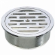 三栄水栓製作所 VU目皿 排水用品 VUパイプ用 カギ付 呼び:40 H41-40 画像1