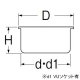 三栄水栓製作所 兼用掃除口 排水用品 VP・VUパイプ兼用 接着式 ネットパッキン付 呼び:150 H52B-150 画像2