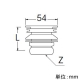 三栄水栓製作所 丸鉢排水栓 洗面用品 オーバーフローのない手洗器用 呼び:32 PH31-32 画像2