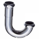 三栄水栓製作所 U管 洗面所用 金属製SトラップおよびPトラップ用 パイプ径:32mm H70-67-32