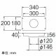 三栄水栓製作所 洗濯機パン ミニパン用 寸法:340×200mm ホワイト H543F-340 画像3