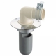 三栄水栓製作所 洗濯機排水トラップ VU・VPパイプ兼用 ビス付 呼び:75 H550-75 画像1