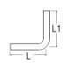 三栄水栓製作所 ロータンク洗浄管上部 トイレ用 パイプ径:32mm 寸法:200×105mm H80-2-32X200X105 画像2