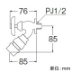 三栄水栓製作所 ジョインター散水栓 単水栓 逆止弁なし 適合ホース内径:12～15mm PY807-13 画像2
