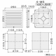 篠原電機 薄型防噴流ギャラリー IP45 AC100V 1個付き ステンレス製 GTS-20W-F1 画像3