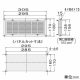 篠原電機 小型通気ギャラリー(屋内用) AC100Vファン2個付 鋼板製 SG1-12-2-F1 画像2