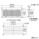 篠原電機 小型通気ギャラリー(屋内用) AC100Vファン3個付 鋼板製 SG1-12-3-F1 画像2