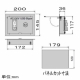 篠原電機 PCコネクタBOX 通信用コネクタなし ブランクパネル付 PCB-B 画像4