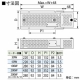 篠原電機 カバー付スペースヒーター 標準タイプ 4点取付 110V30W 動作表示灯付 鋼板製 SHC4-1103-LED 画像2