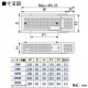 篠原電機 カバー付スペースヒーター 標準タイプ 4点取付 110V50W 端子カバー付 鋼板製 SHC4-1105-TC 画像2