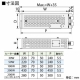 篠原電機 カバー付スペースヒーター コンパクトタイプ 200W 電源電圧110V 2点取付 SPCC製、ヒーターSUS430製 SHCK2-1120S 画像2