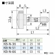 篠原電機 飾りビス ボルト部 C3602BD ニッケルメッキ つまみ部 ABS樹脂、黒色 長さ36mm KB-N-36 画像2