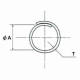 エスケイ工機 電線保護材 スリットチューブ 内径Φ8mm 使用最大径10mm 黒 100m ST-08PEBK 画像2