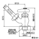 カクダイ 散水栓 逆止弁付 呼び13 7032J-13 画像2