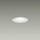 DAIKO LEDダウンライト 棚下付専用 COBタイプ 白熱灯60W相当 埋込穴φ75mm 配光角60°軒下付専用 温白色タイプ ホワイト LZD-92485AW 画像1