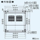 三菱 ウェザーカバー 壁埋込30cm角穴取付ロスナイ専用 ネジ付属 鋼板製 P-200KCV2 画像2