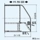 三菱 ウェザーカバー 壁埋込30cm角穴取付ロスナイ専用 寒冷地仕様 ネジ付属 鋼板製 P-200KCVK2 画像2