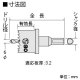 BOSCH バイメタルホールソー 回転専用 ストレートシャンク径6mmφ 刃先径12mmφ BMH-012SR 画像2