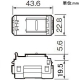 パナソニック 【コスモシリーズ ワイド21】 埋込ほたるスイッチB 片切 表示付 200V用 AC15A WT505129 画像2