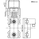 パナソニック 埋込高シールドテレビターミナル 分配配線方式 2端子 電流通過形 10～2602MHz セラミックホワイト WCS3890CW 画像2