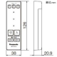 パナソニック タッチリモコン アドバンスシリーズ用 入/切・調光用 マットホワイト WTY7510W 画像3