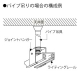 東芝 パイプ吊具 Ⅵ形 長さ150cm 白 NDR0315 画像2