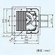 パナソニック 天井埋込形換気扇 低騒音形 ユニットバス用 ルーバーセットタイプ 埋込寸法:177mm角 適用パイプ径:φ100mm FY-17C6U 画像4