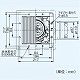 パナソニック 天井埋込形換気扇 排気 低騒音形 鋼板製本体 ルーバーセットタイプ 埋込寸法:177mm角 適用パイプ径:φ100mm FY-17S7 画像3