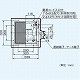 パナソニック 天井埋込形換気扇 排気・強-弱 低騒音・大風量形 小口径ダクトファン コンパクトキッチン用 鋼板製本体 ルーバーセットタイプ 埋込寸法:300mm角 適用パイプ径:φ100mm FY-30SDM 画像3