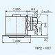 パナソニック 天井埋込形換気扇 排気 低騒音形 鋼板製本体 ルーバーセットタイプ フラットパネル形 埋込寸法:270mm角 適用パイプ径:φ150mm FY-27FP7 画像2