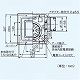 パナソニック 天井埋込形換気扇 排気 低騒音形 鋼板製本体 ルーバーセットタイプ フラットパネル形 埋込寸法:270mm角 適用パイプ径:φ150mm FY-27FP7 画像3