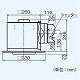 パナソニック 天井埋込形換気扇 排気・強-弱 低騒音・大風量形 鋼板製本体 ルーバーセットタイプ フラットパネル形 埋込寸法:270mm角 適用パイプ径:φ150mm FY-27FPK7 画像2