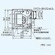 パナソニック 天井埋込形換気扇 排気 低騒音形 鋼板製本体 ルーバーセットタイプ フラットパネル形 埋込寸法:320mm角 適用パイプ径:φ150mm FY-32FP7 画像3