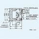 パナソニック 天井埋込形換気扇 排気・強-弱 低騒音・大風量形 鋼板製本体 ルーバーセットタイプ フラットパネル形 埋込寸法:385mm角 適用パイプ径:φ150mm FY-38FPK7 画像3