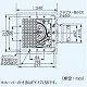 パナソニック 天井埋込形換気扇 排気 低騒音形 鋼板製本体 ルーバー別売タイプ 埋込寸法:177mm角 適用パイプ径:φ100mm FY-17B7 画像3