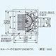 パナソニック 天井埋込形換気扇 排気 低騒音形 鋼板製本体 ルーバー別売タイプ 埋込寸法:240mm角 適用パイプ径:φ100mm FY-24B7 画像3